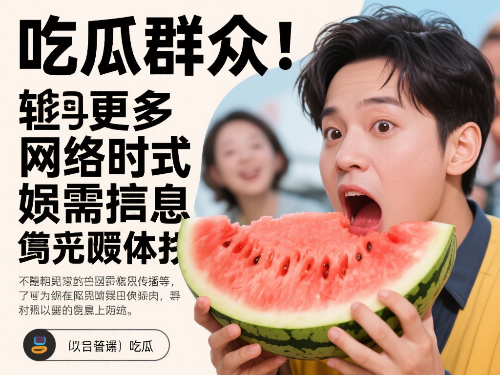 虽说“吃瓜群众”更多是网络时代的娱乐衍生