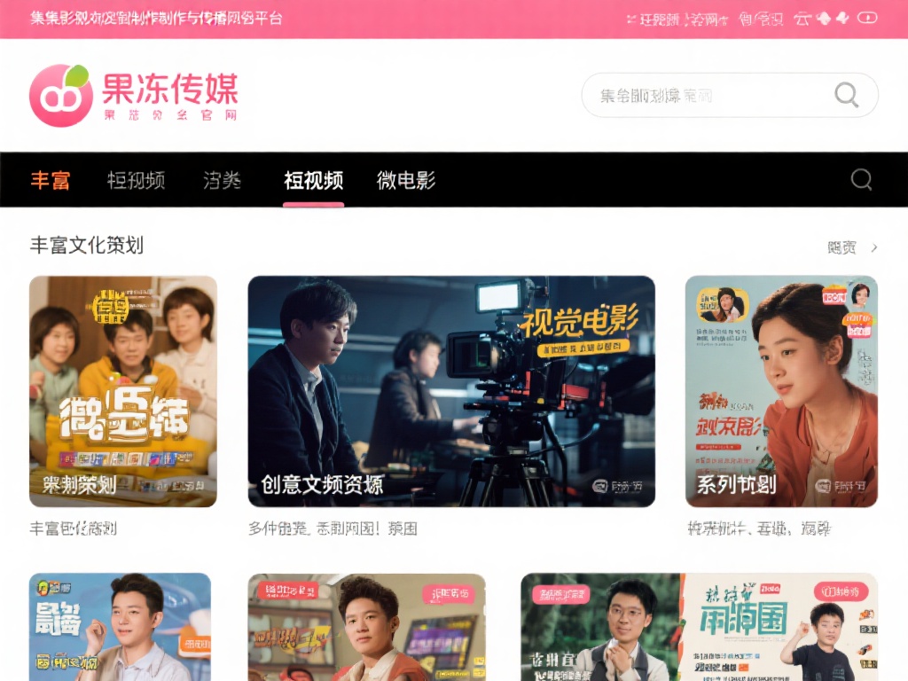 果冻传媒官网作为一个集合影视内容制作与传